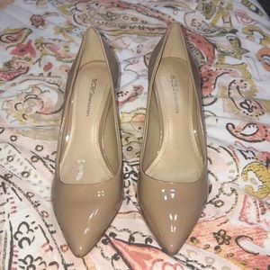 Nude Patent Leather Heels